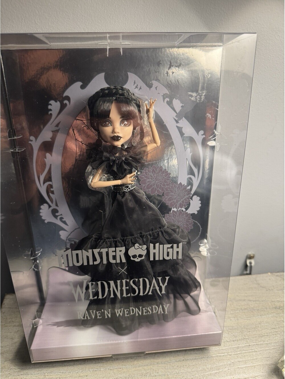 Monster High x Wednesday Rave’N Wednesday Doll Mattel 2024 New in Box